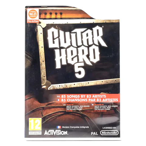 Guitar Hero 5 (Wii) — Game in doos, Redelijke staat — origineel tweedehands kopen bij Gameshop Enter
