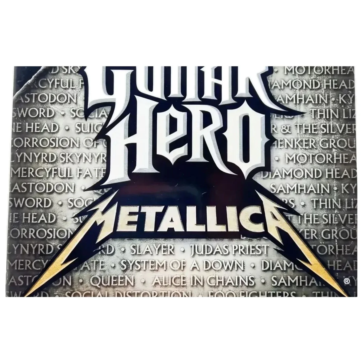 Guitar Hero Metallica Wii Label — Game in doos