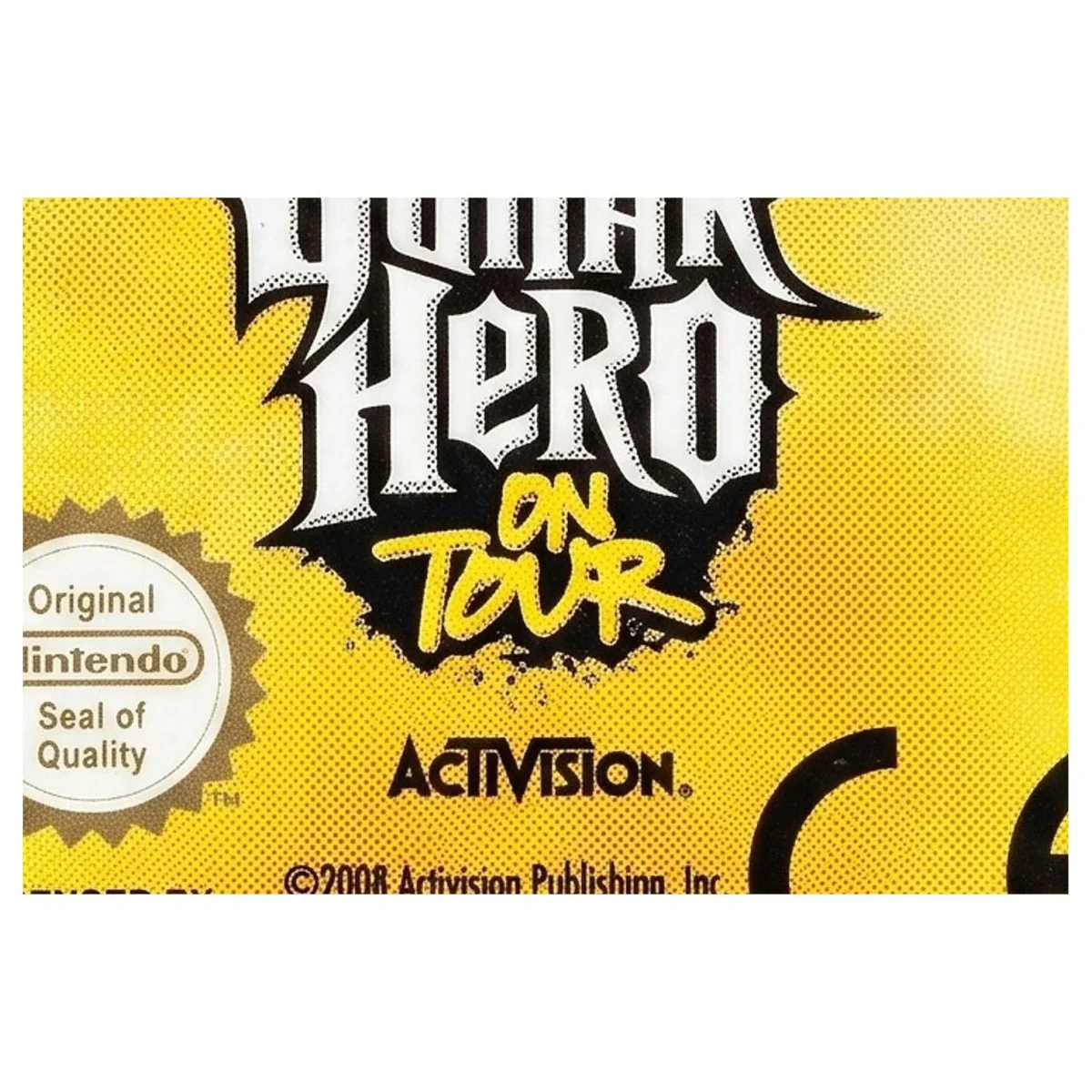 Guitar Hero On Tour Nintendo DS Label — Losse cartridge