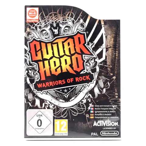Guitar Hero Warriors of Rock (Wii) — Game in doos, Redelijke staat — origineel tweedehands kopen bij Gameshop Enter