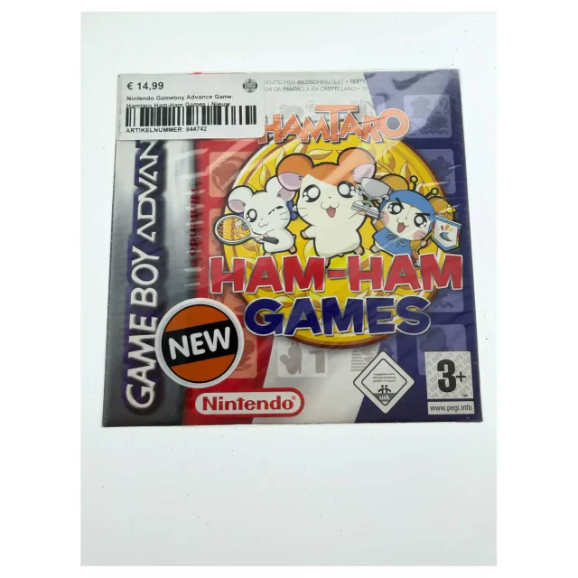 Hamtaro: Ham-Ham Games (Game Boy Advance) - Sealed — Game Boy Advance