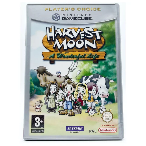 Harvest Moon: A Wonderful Life (Player's Choice) (GameCube) — Game in doos, Goede staat — origineel tweedehands kopen bij Gameshop Enter