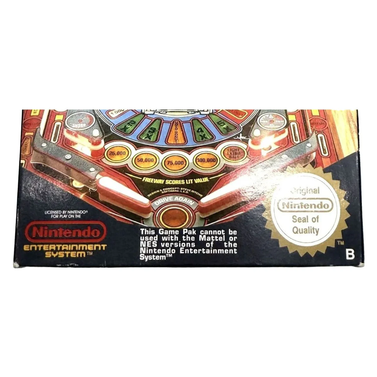 High Speed NES Binnenkant — Game in doos