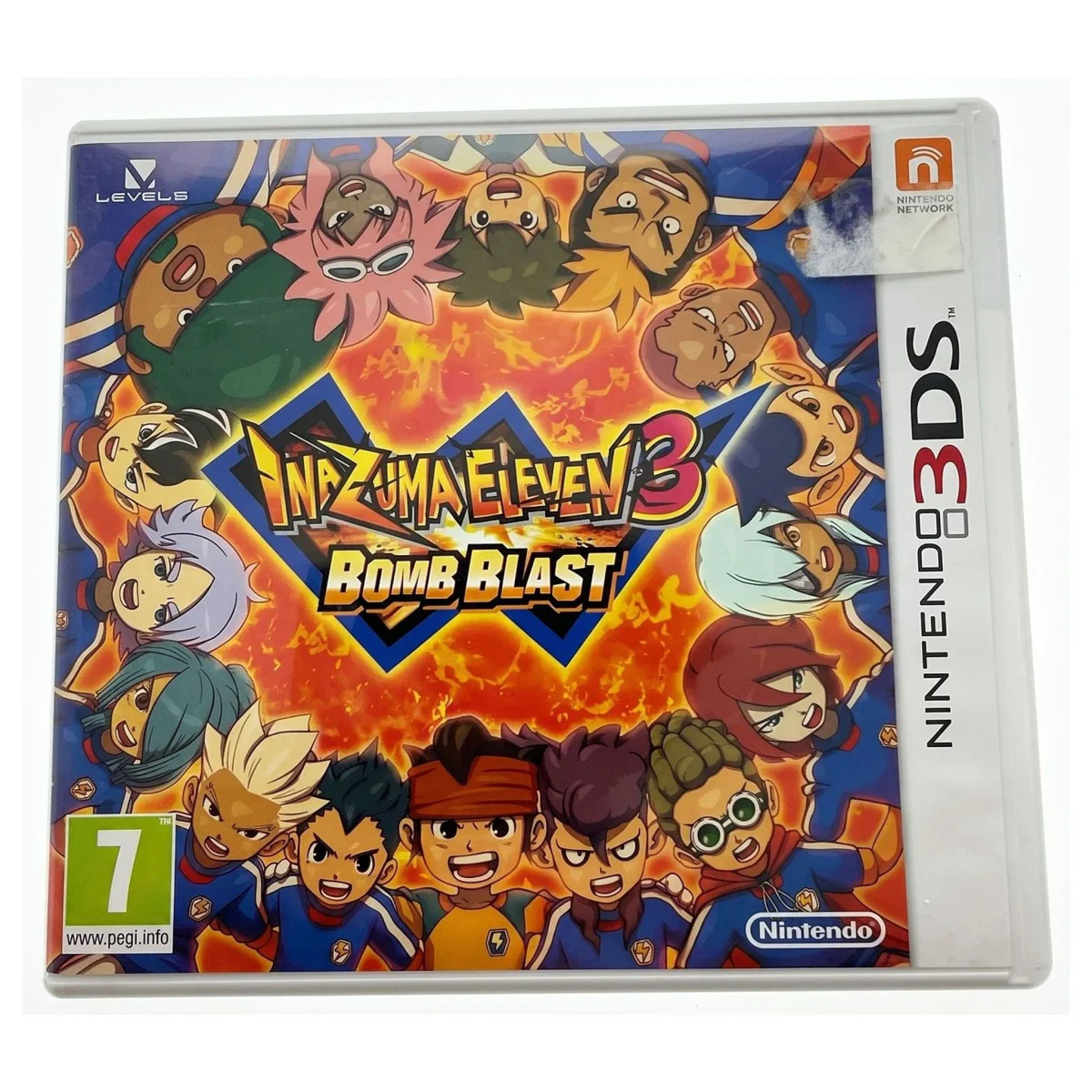 Inazuma Eleven 3: Bomb Blast Nintendo 3DS Voorkant — Game in doos