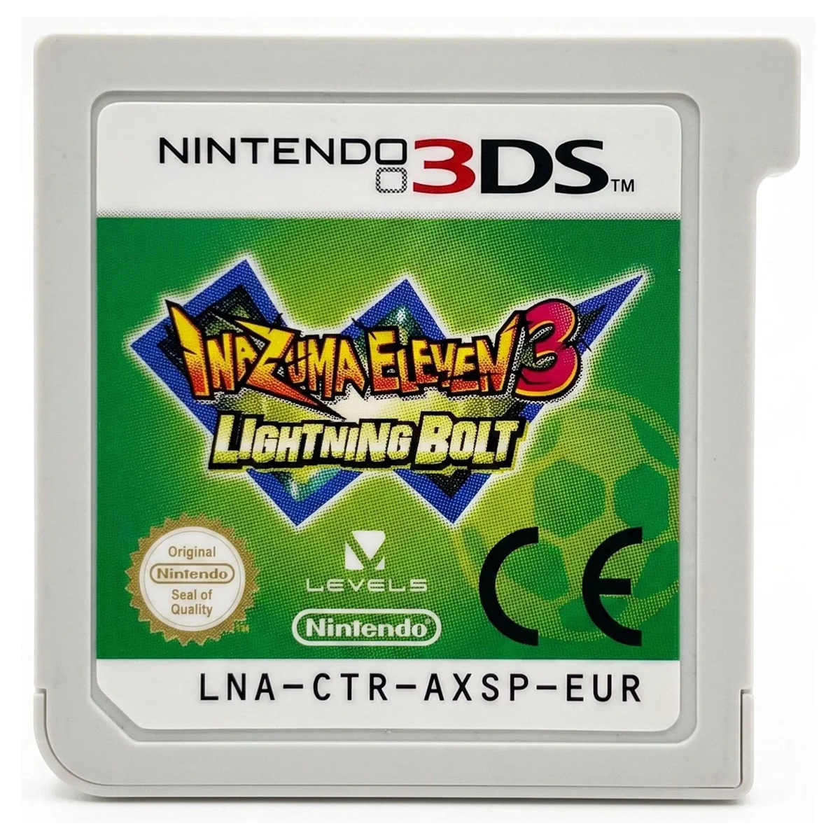 Inazuma Eleven 3: Lightning Bolt Nintendo 3DS Voorkant — Losse cartridge