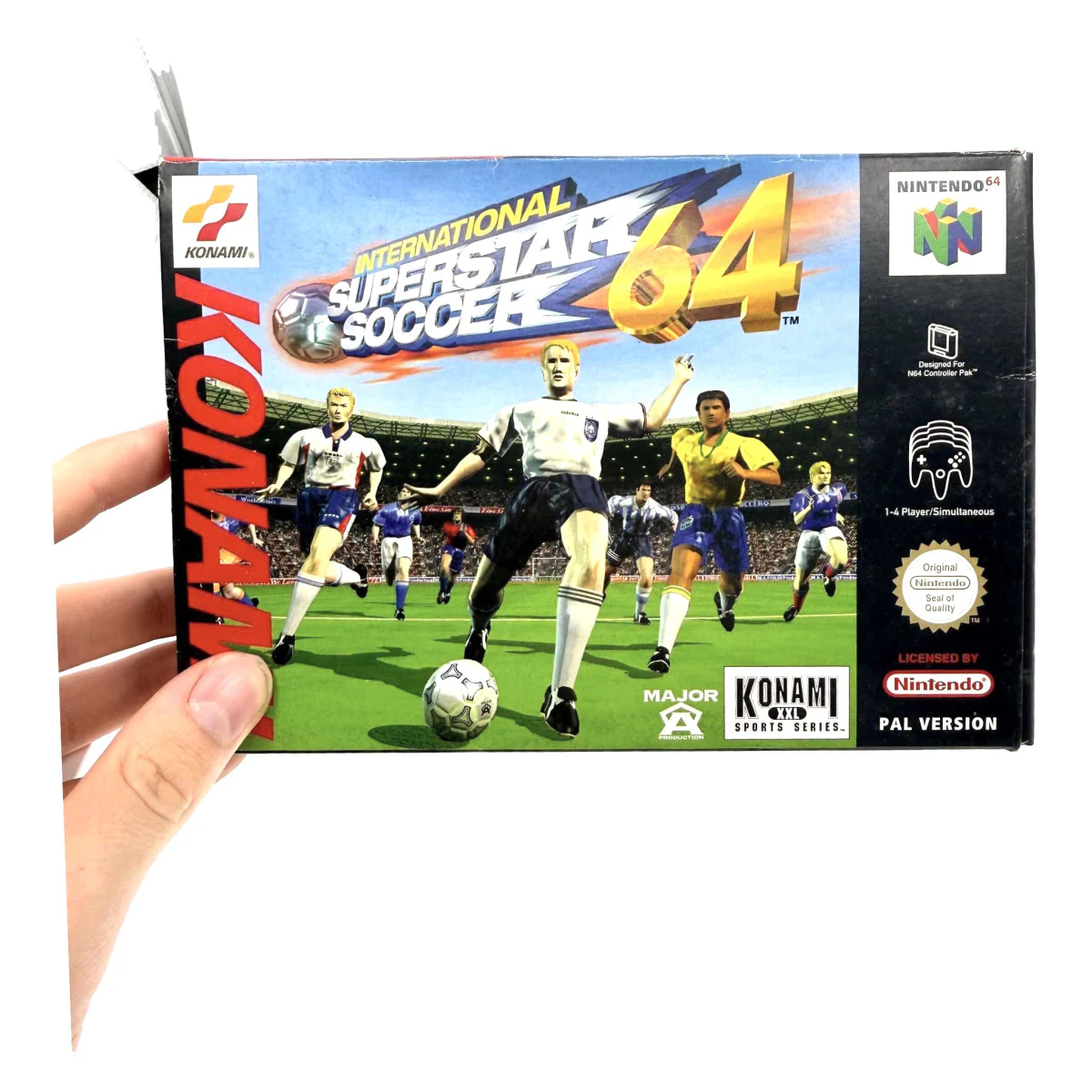 International Superstar Soccer 64 (Nintendo 64) — Pouze prázdná krabice (bez hry)