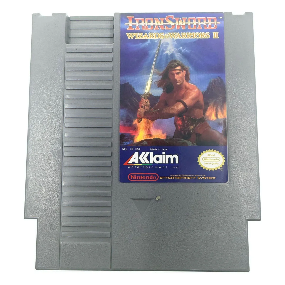 IronSword: Wizards & Warriors II NES Voorkant — Losse cartridge