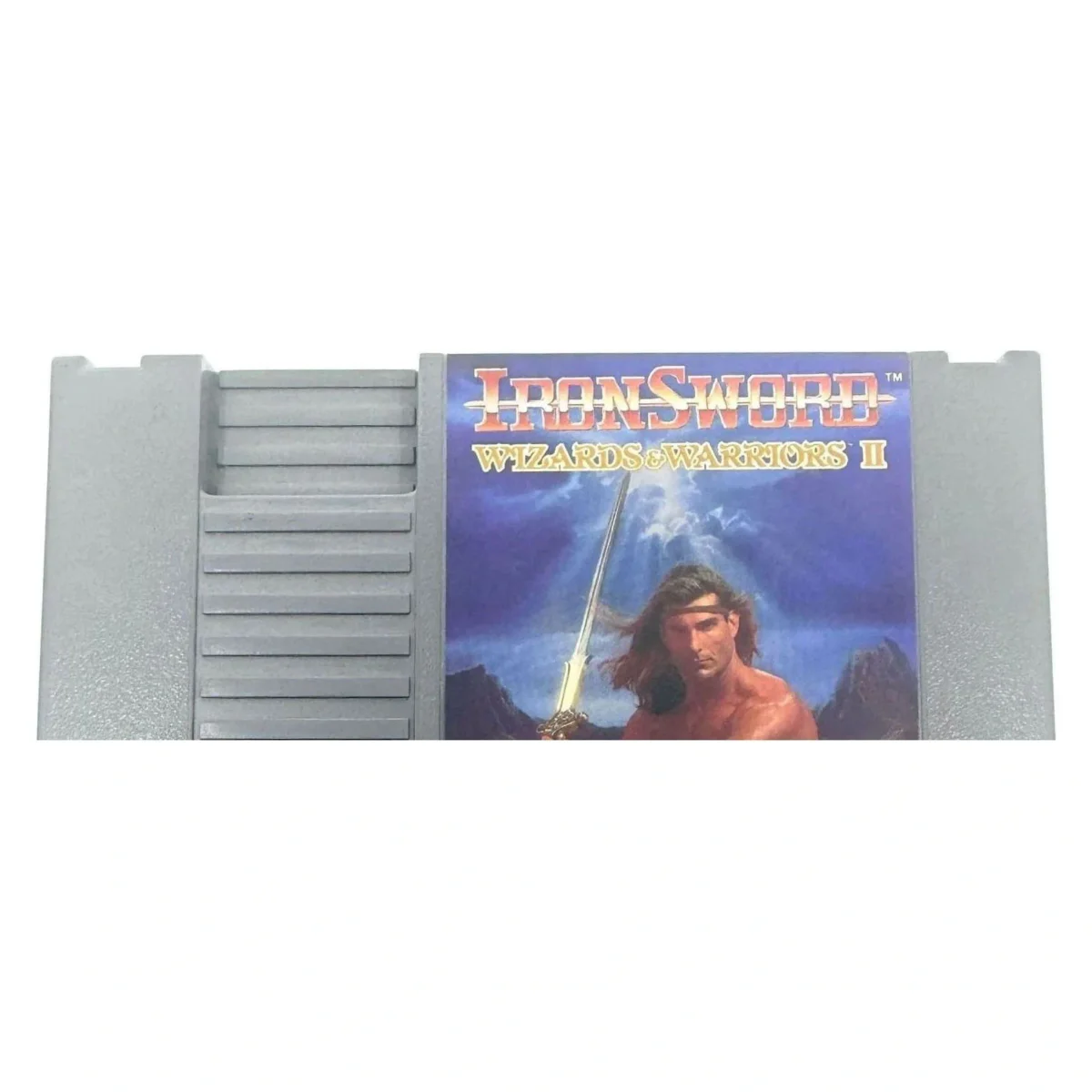 IronSword: Wizards & Warriors II NES Detail — Losse cartridge
