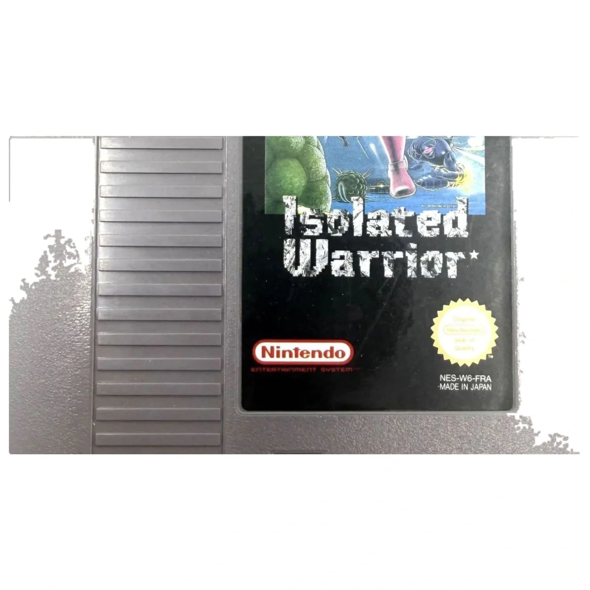 Isolated Warrior NES Label — Losse cartridge