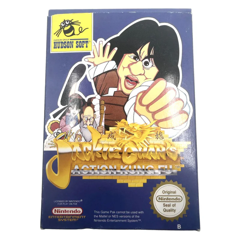 Jackie Chan's Action Kung Fu (NES) Game in doos — Goede staat — origineel kopen bij Gameshop Enter