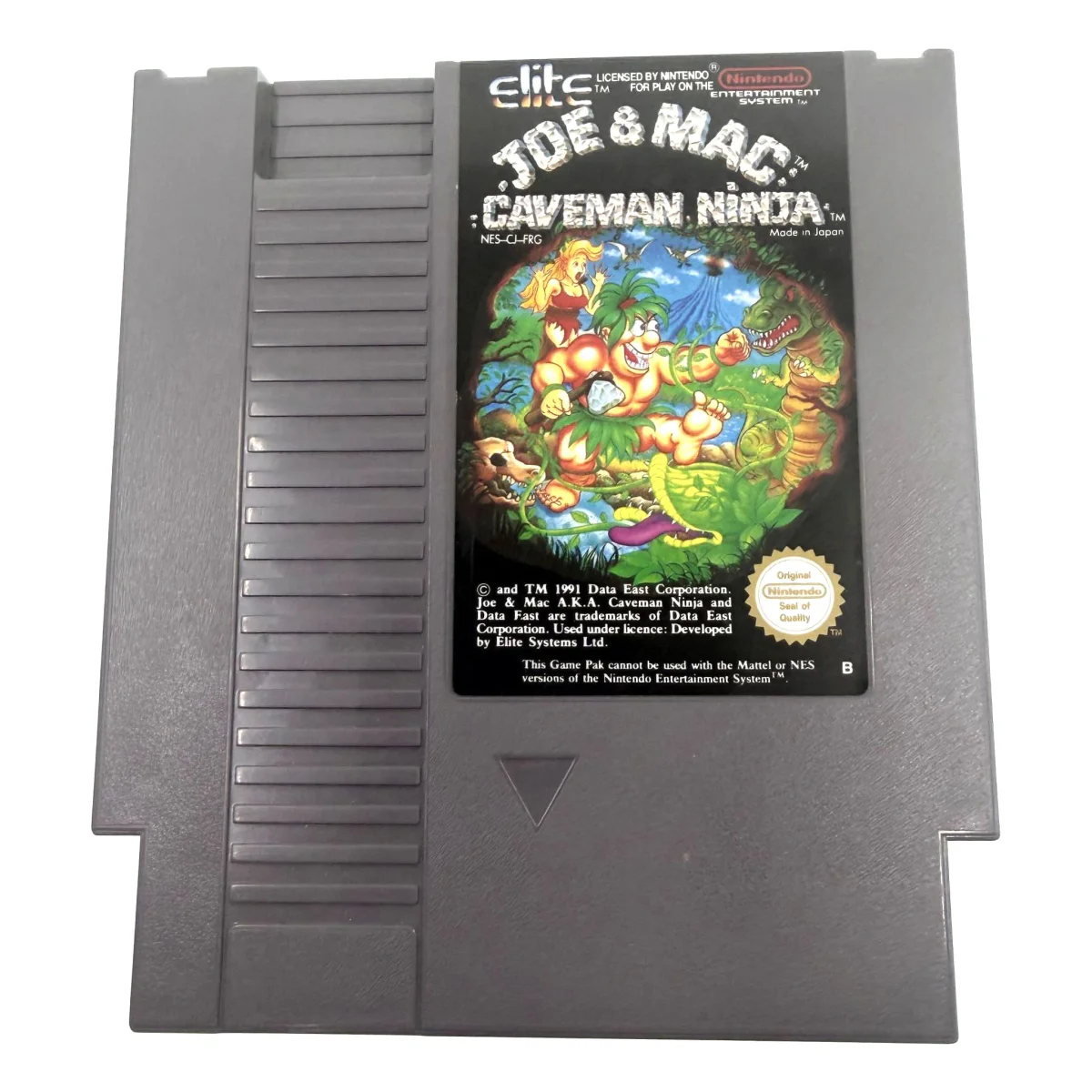 Joe & Mac: Caveman Ninja (NES) — Nur Modul (ohne Verpackung)