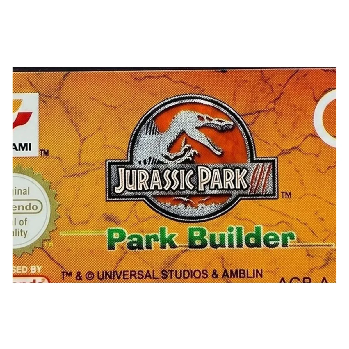 Jurassic Park III: Park Builder (Game Boy Advance) — podrobna fotografija 2
