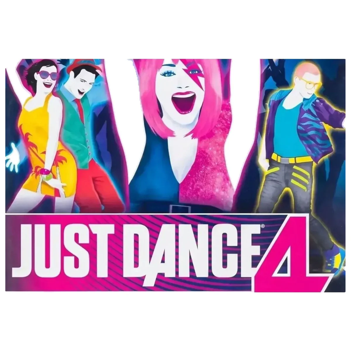 Just Dance 4 Wii Label — Game in doos