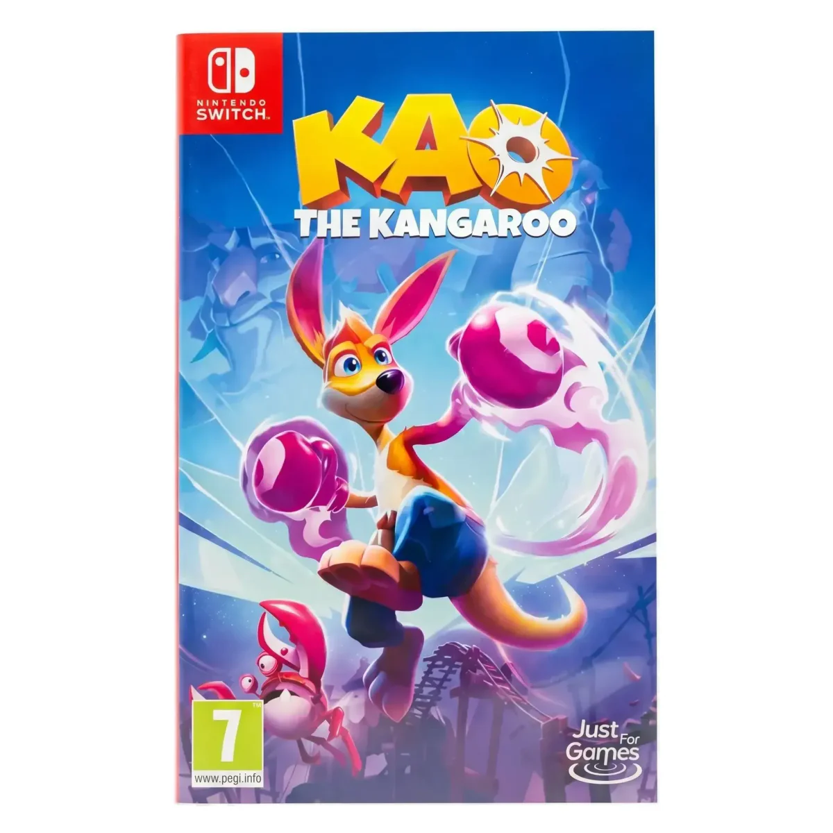 Kao The Kangaroo Nintendo Switch Voorkant — Game in doos