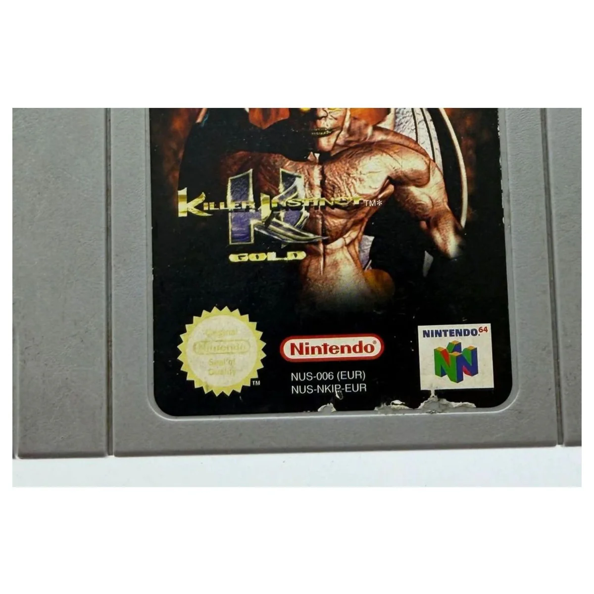 Killer Instinct Gold Nintendo 64 Label — Losse cartridge