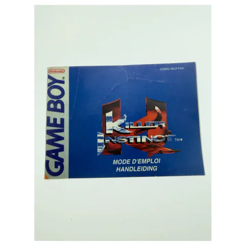Killer Instinct — originele handleiding (Game Boy / Color) — Alleen handleiding, Goede staat — origineel tweedehands kopen bij Gameshop Enter