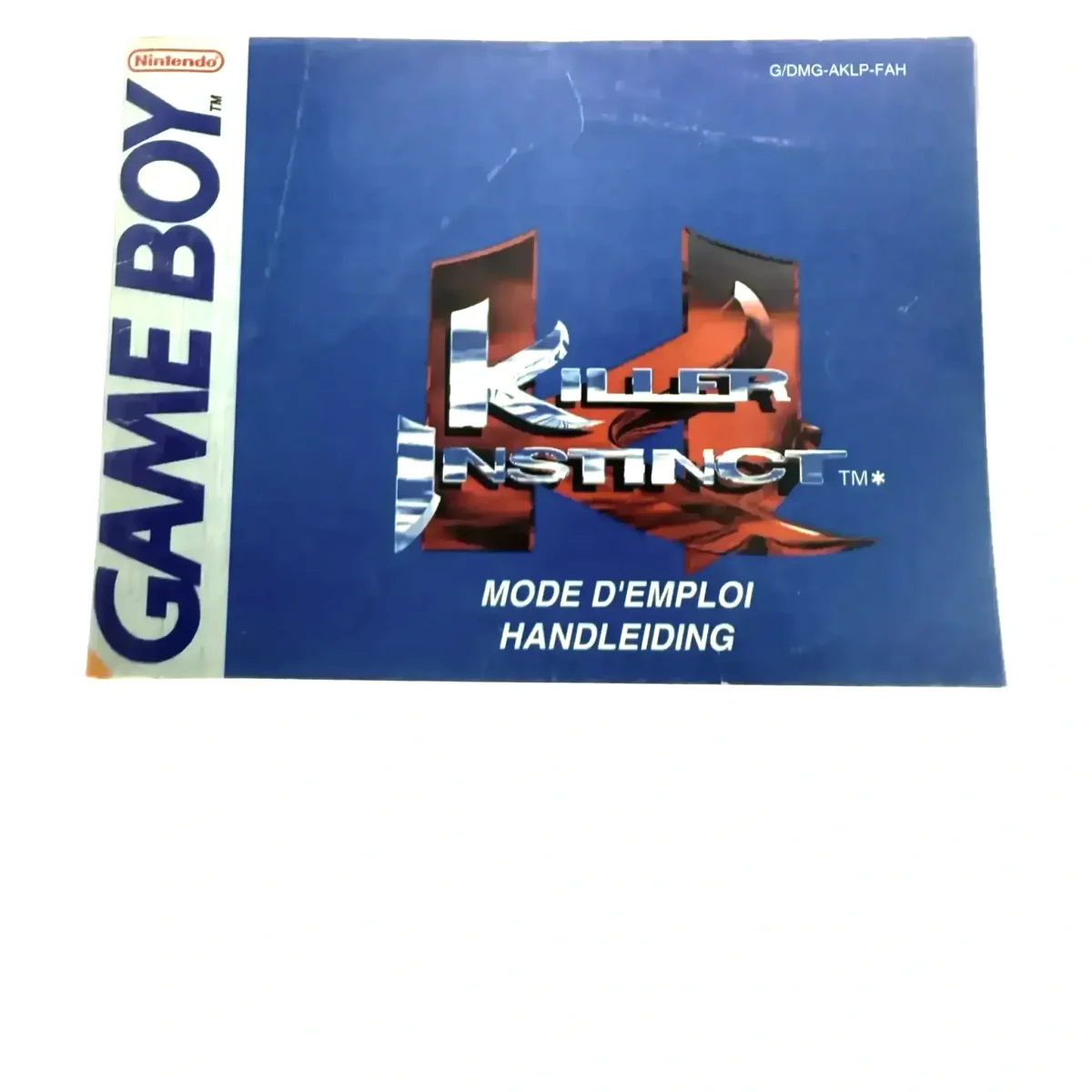 Killer Instinct — oryginalna instrukcja (Game Boy / Color) — Z instrukcją