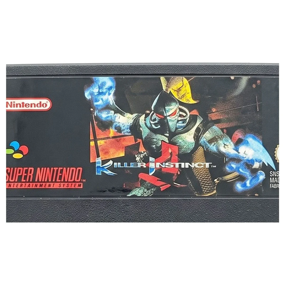 Killer Instinct Super Nintendo Detail — Losse cartridge