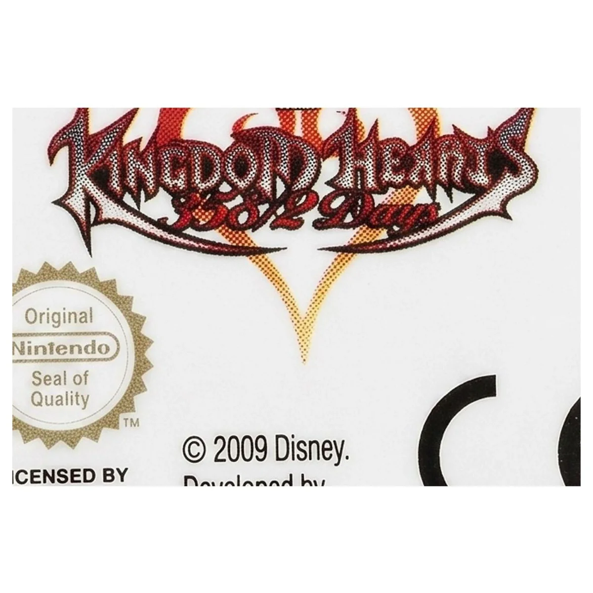 Kingdom Hearts 358/2 Days Nintendo DS Label — Losse cartridge