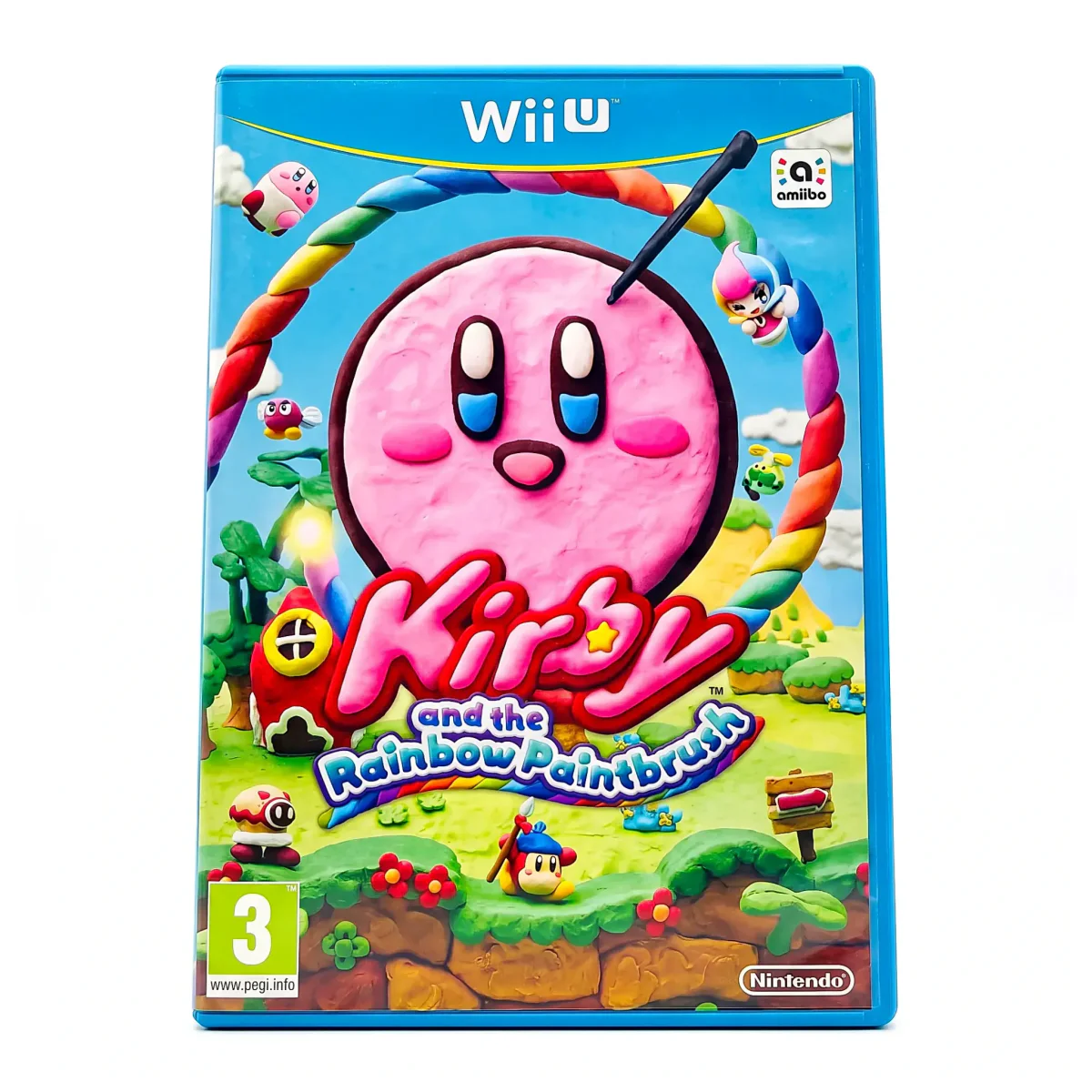 Kirby and the Rainbow Paintbrush (Wii U) — Juego en caja original