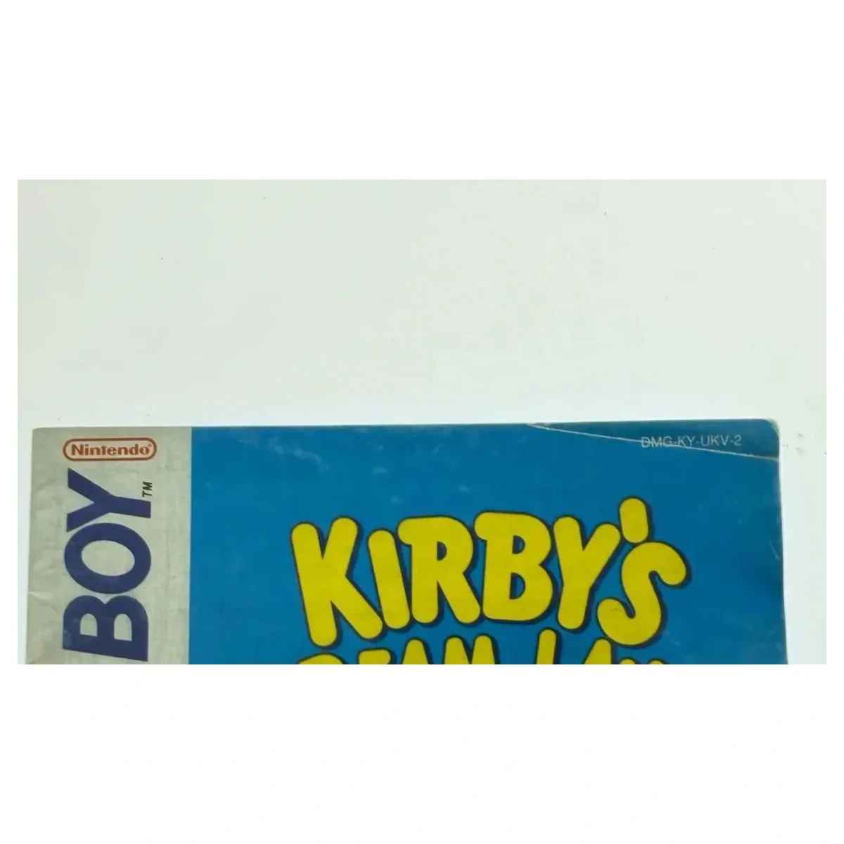 Kirby's Dream Land — originele handleiding Game Boy / Color Detail — Met handleiding
