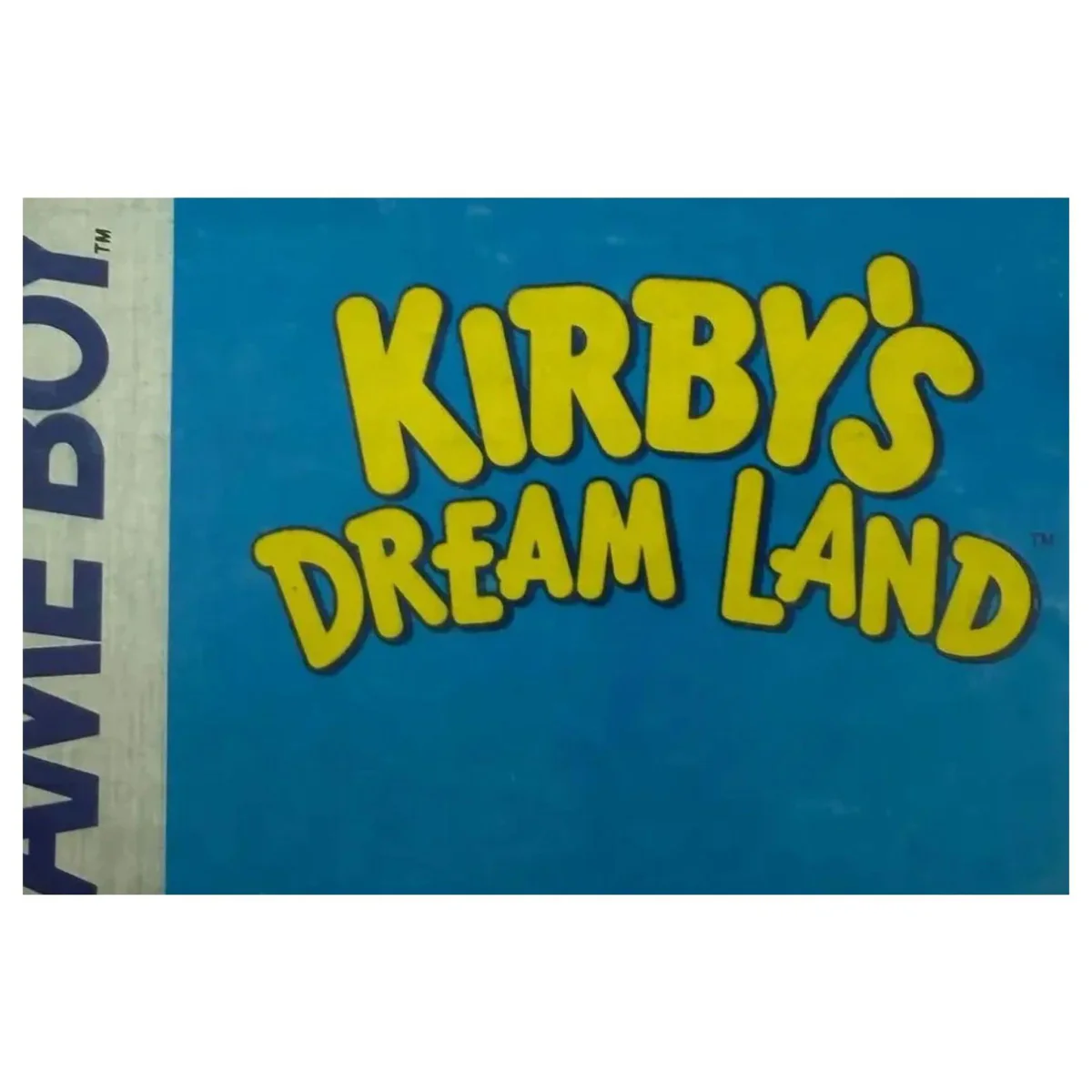 Kirby's Dream Land — originele handleiding Game Boy / Color Label — Met handleiding