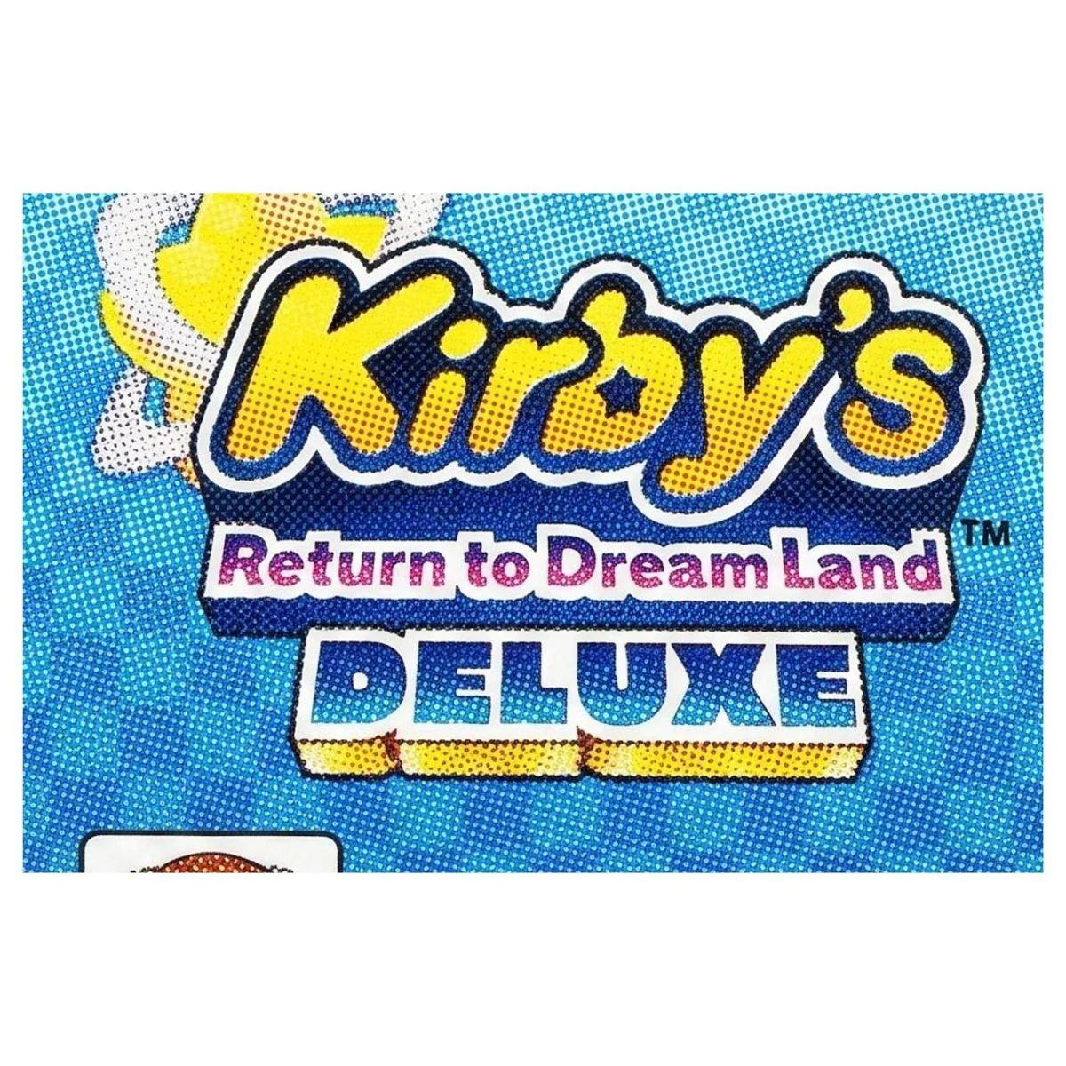 Kirby's Return to Dream Land Deluxe Nintendo Switch Label — Losse cartridge
