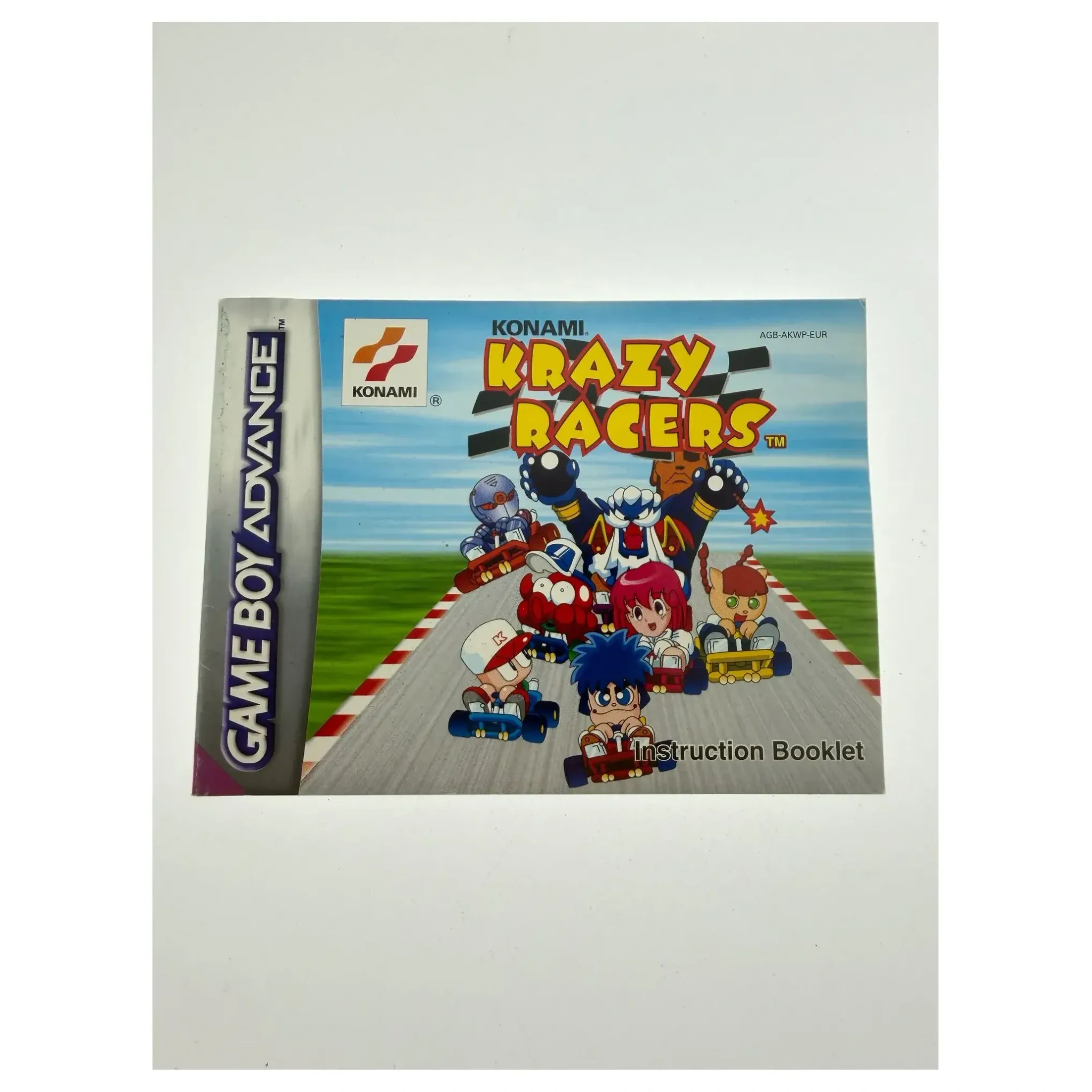 Konami Krazy Racers — originele handleiding (Game Boy Advance) — Met handleiding, Goed staat — origineel tweedehands kopen bij Gameshop Enter