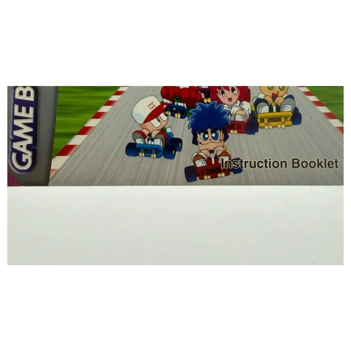 Konami Krazy Racers — originele handleiding Game Boy Advance Binnenkant — Met handleiding