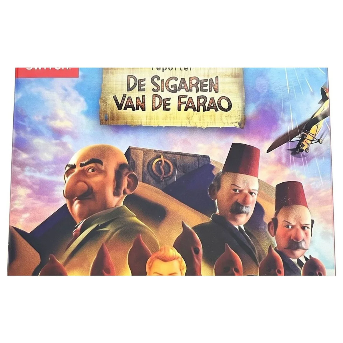 Kuifje Reporter: De Sigaren van de Farao Nintendo Switch Detail — Game in doos