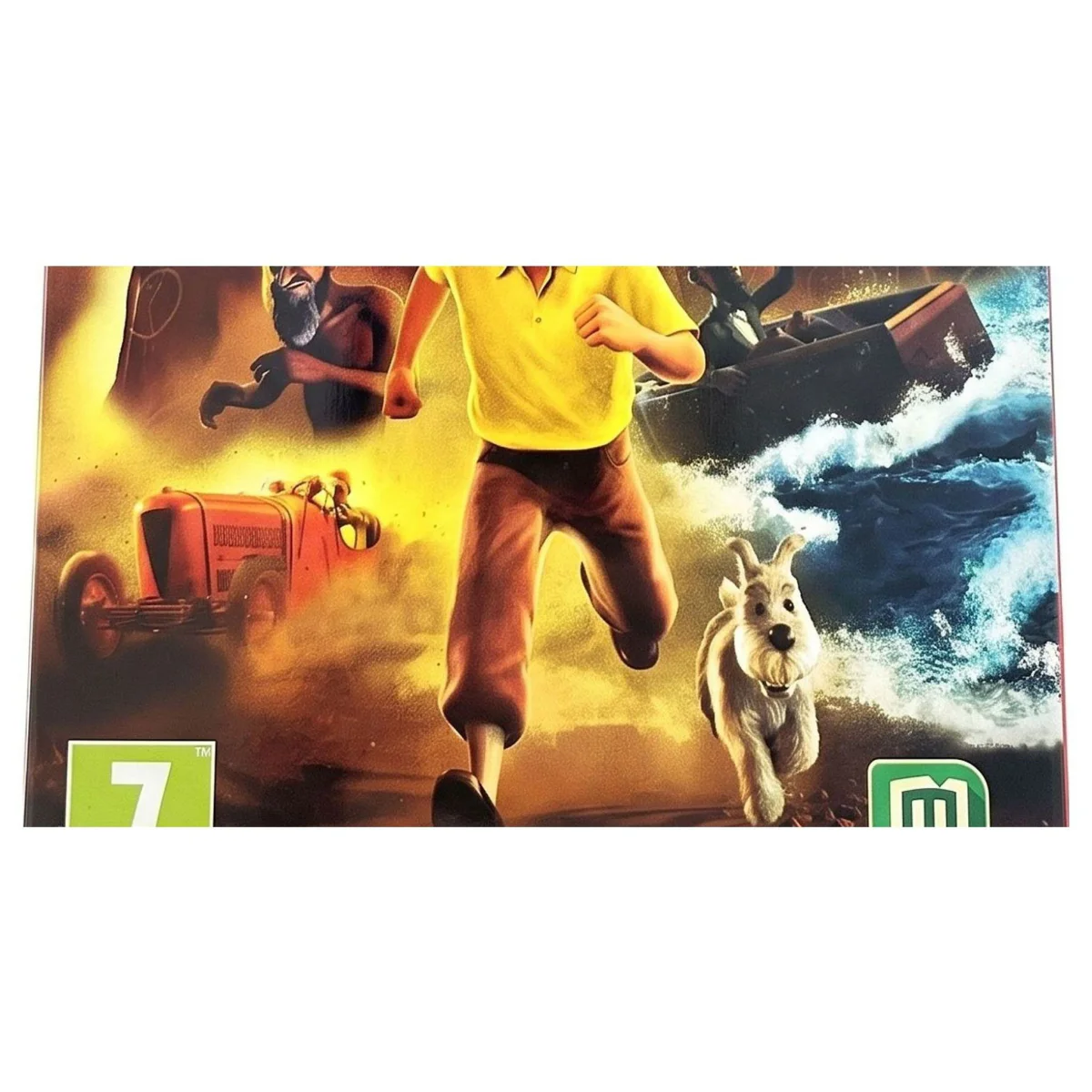 Kuifje Reporter: De Sigaren van de Farao Nintendo Switch Binnenkant — Game in doos