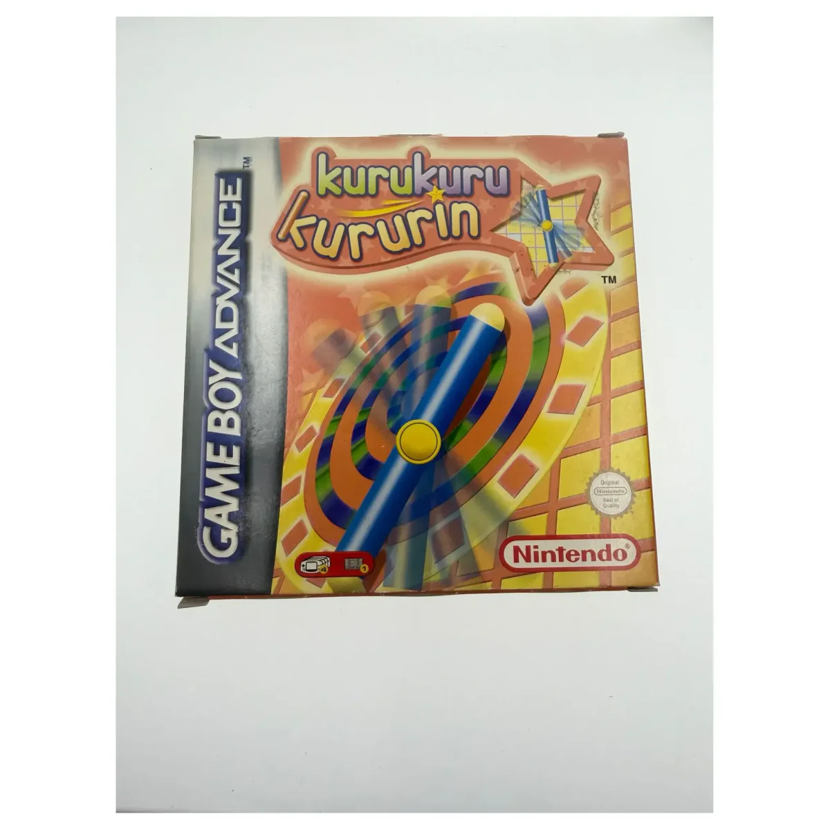 Kuru Kuru Kururin Game Boy Advance Voorkant — Game in doos
