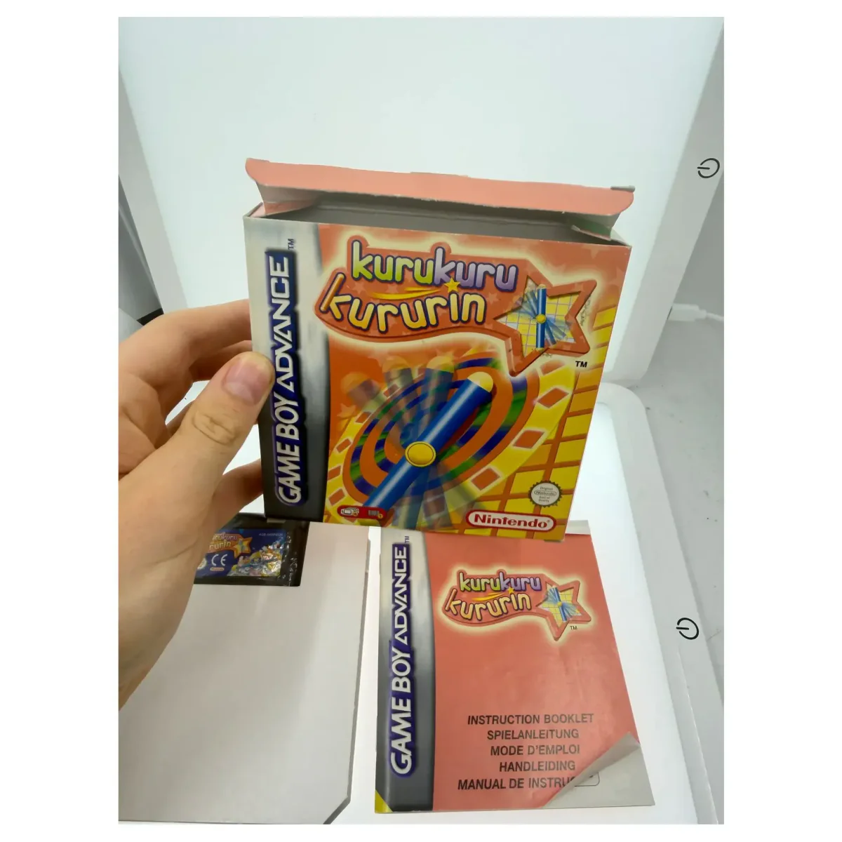 Kuru Kuru Kururin Game Boy Advance Handleiding — Game in doos