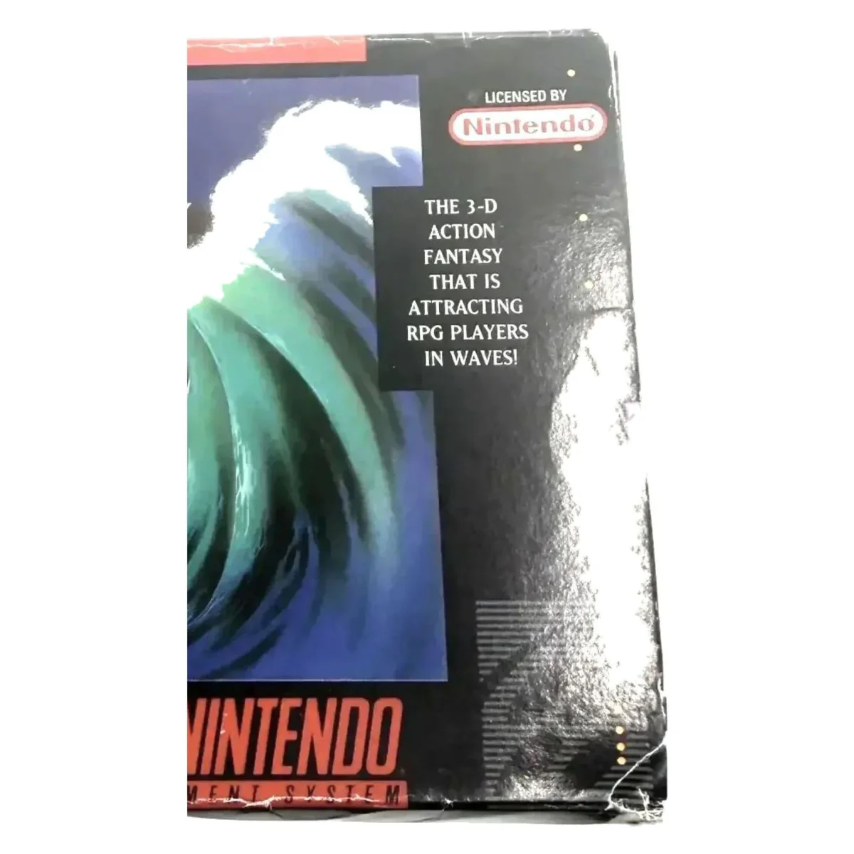 Lagoon Super Nintendo Binnenkant — Game in doos
