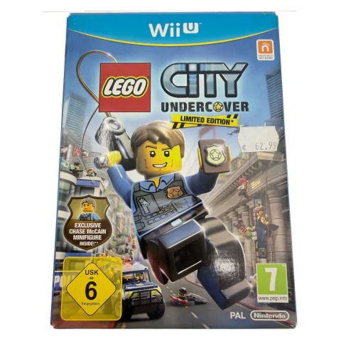 LEGO City Undercover: Limited Edition (met Chase McCain-minifiguur) (Wii U) — Game in doos, Goede staat — origineel tweedehands kopen bij Gameshop Enter
