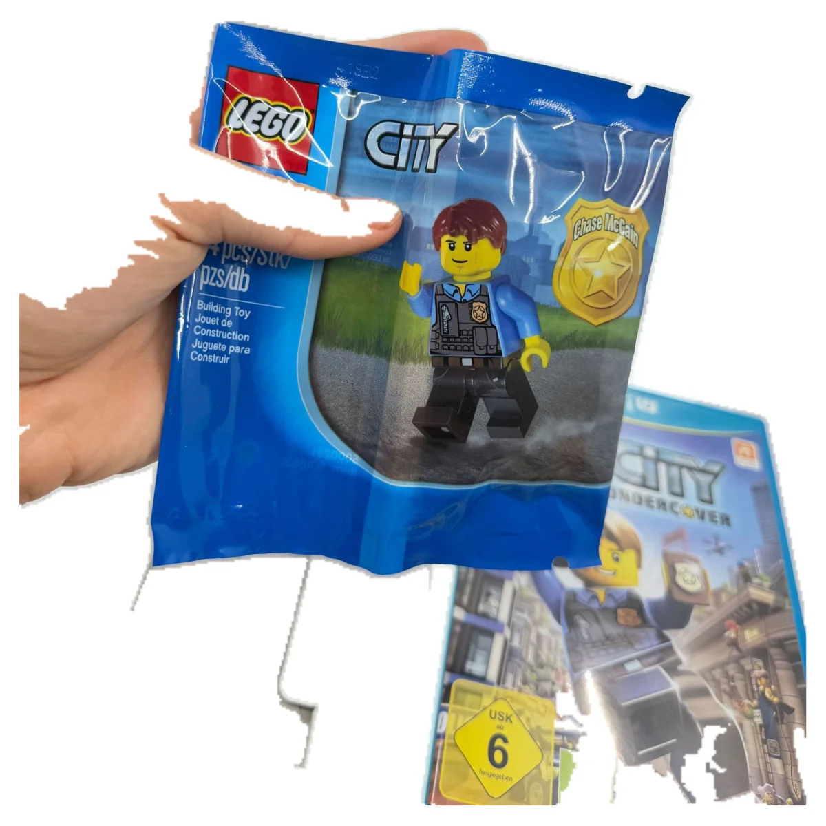 LEGO City Undercover: Limited Edition (met Chase McCain-minifiguur) Wii U Detail — Game in doos