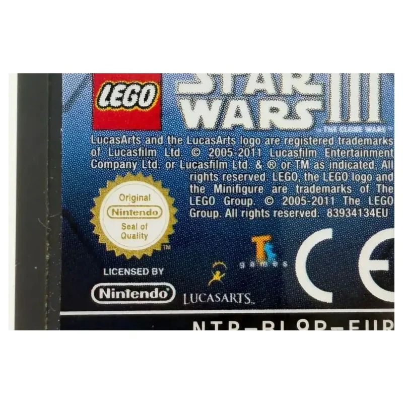LEGO Star Wars III: The Clone Wars (Nintendo DS) — detaljefoto 2