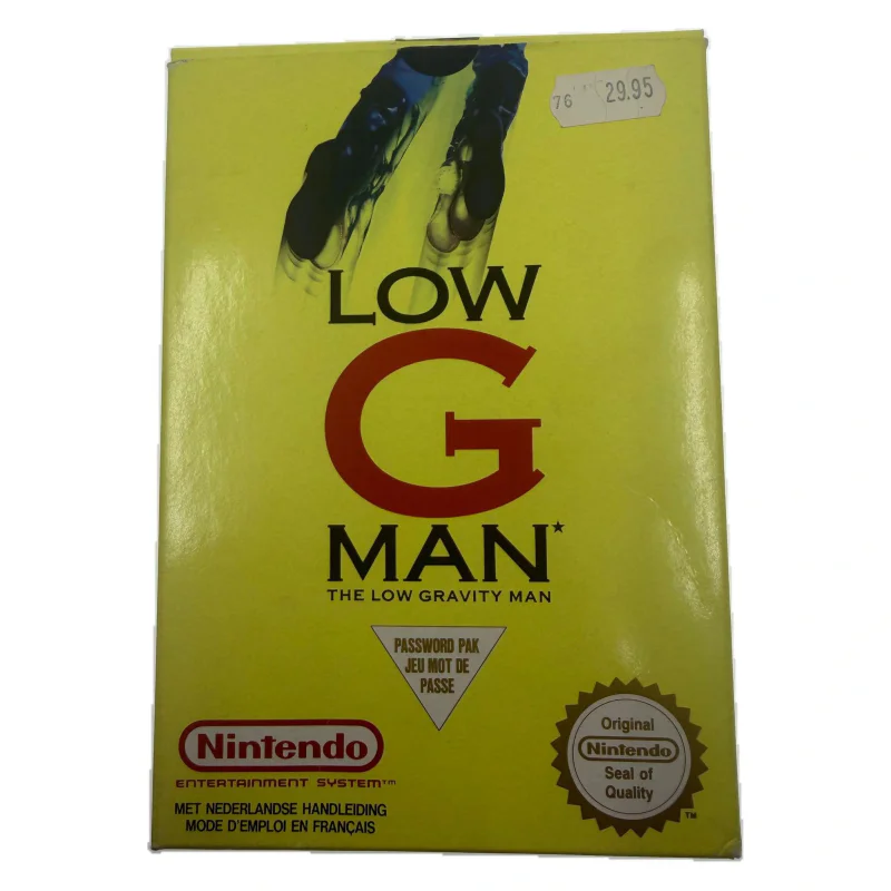Low G Man: The Low Gravity Man (NES) Game in doos met handleiding — Goede staat — origineel kopen bij Gameshop Enter