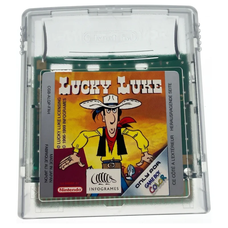 Lucky Luke (Game Boy / Color) — Solo cartuccia (senza scatola)