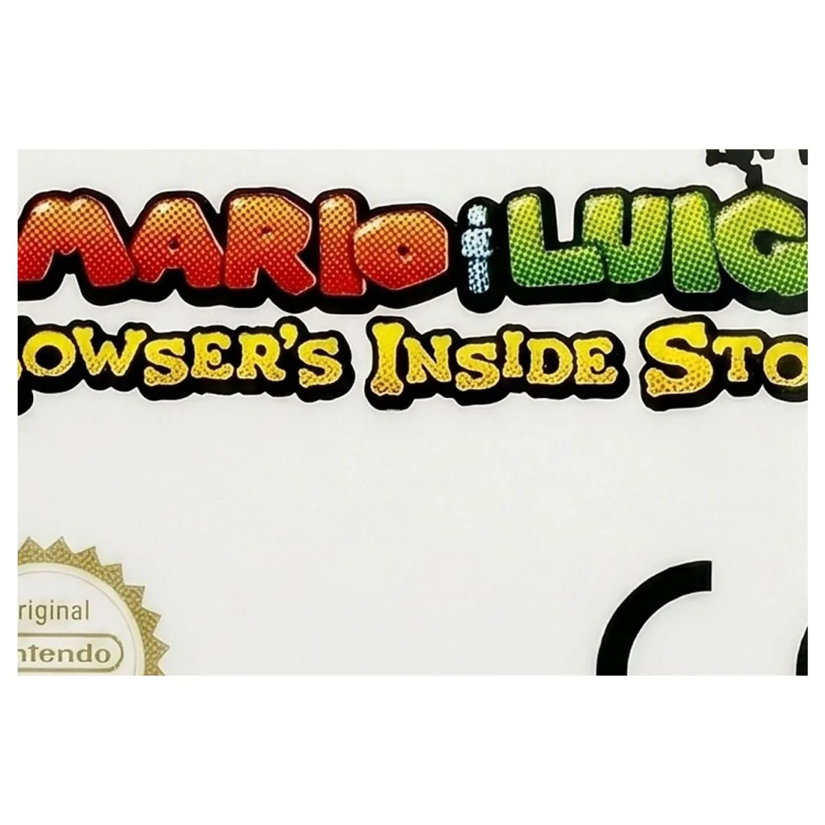 Mario & Luigi: Bowser's Inside Story Nintendo DS Label — Losse cartridge