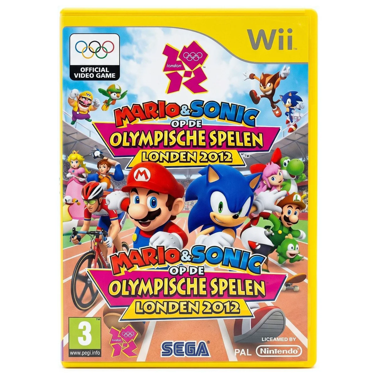 Mario & Sonic at the London 2012 Olympic Games (Wii) Wii Voorkant — Game in doos