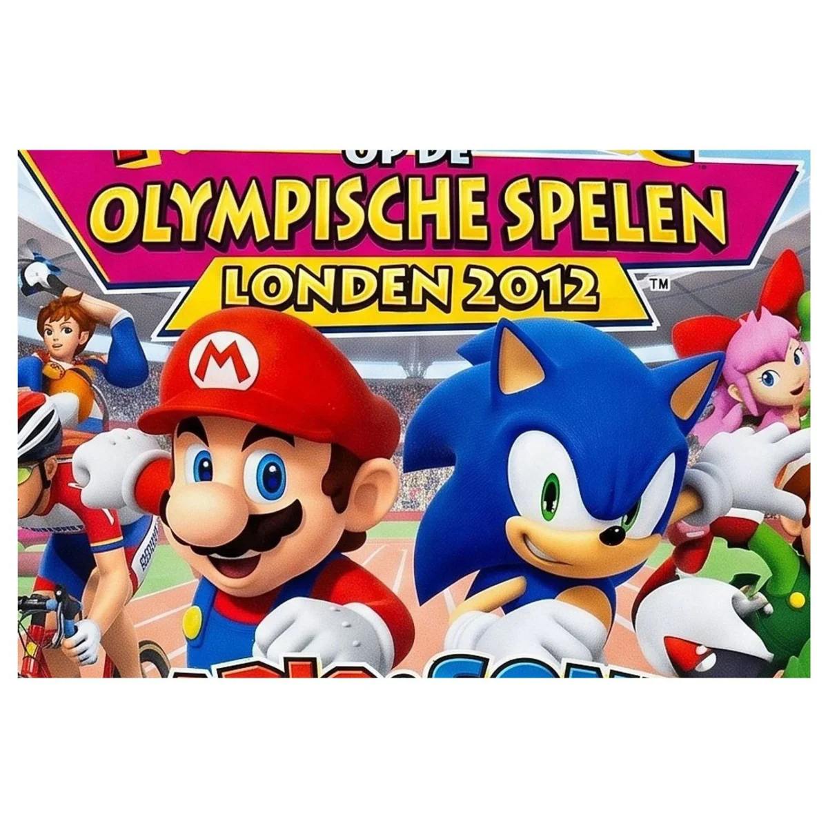 Mario & Sonic at the London 2012 Olympic Games (Wii) Wii Label — Game in doos