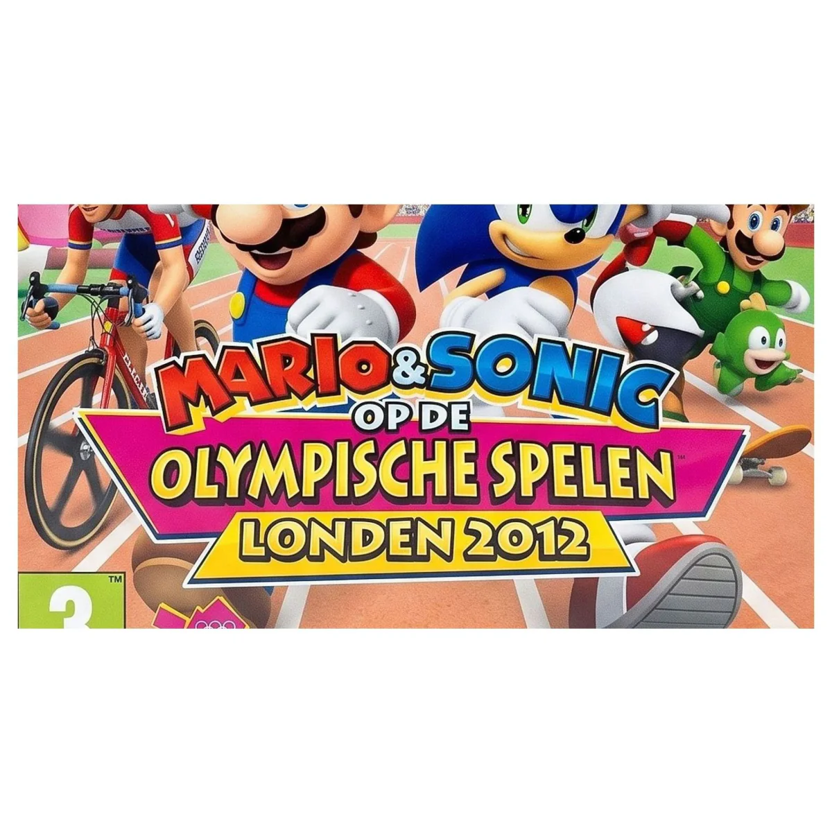 Mario & Sonic at the London 2012 Olympic Games (Wii) Wii Binnenkant — Game in doos
