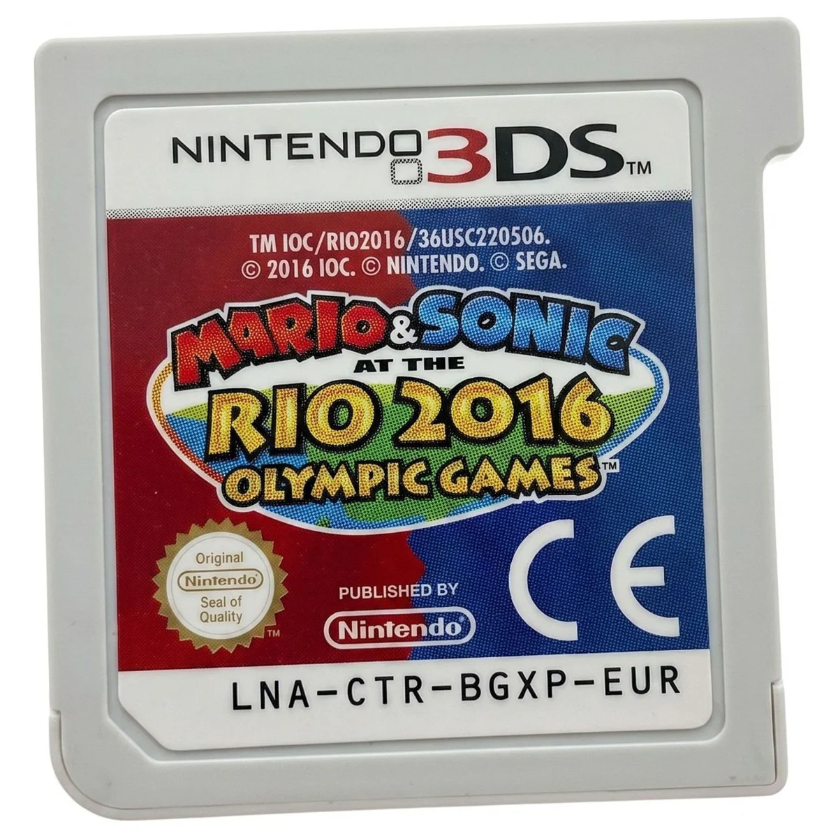 Mario & Sonic at the Rio 2016 Olympic Games Nintendo 3DS Voorkant — Losse cartridge