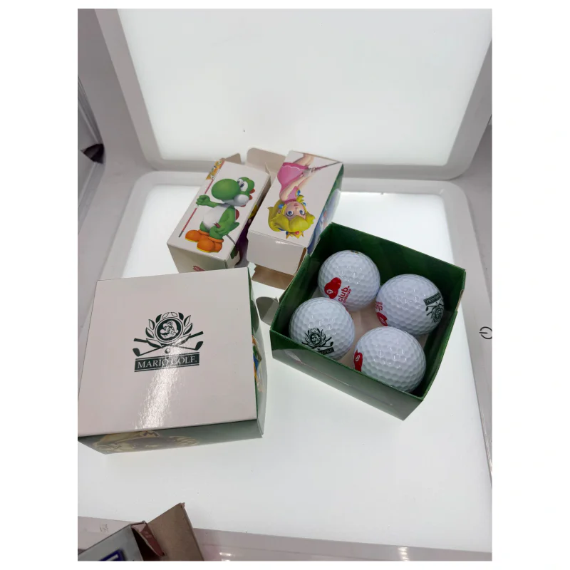 Mario Golf: World Tour Golfballen — Club Nintendo (set van 4, in doos) (Nintendo 3DS) Accessoire in doos — Goed — origineel kopen bij Gameshop Enter