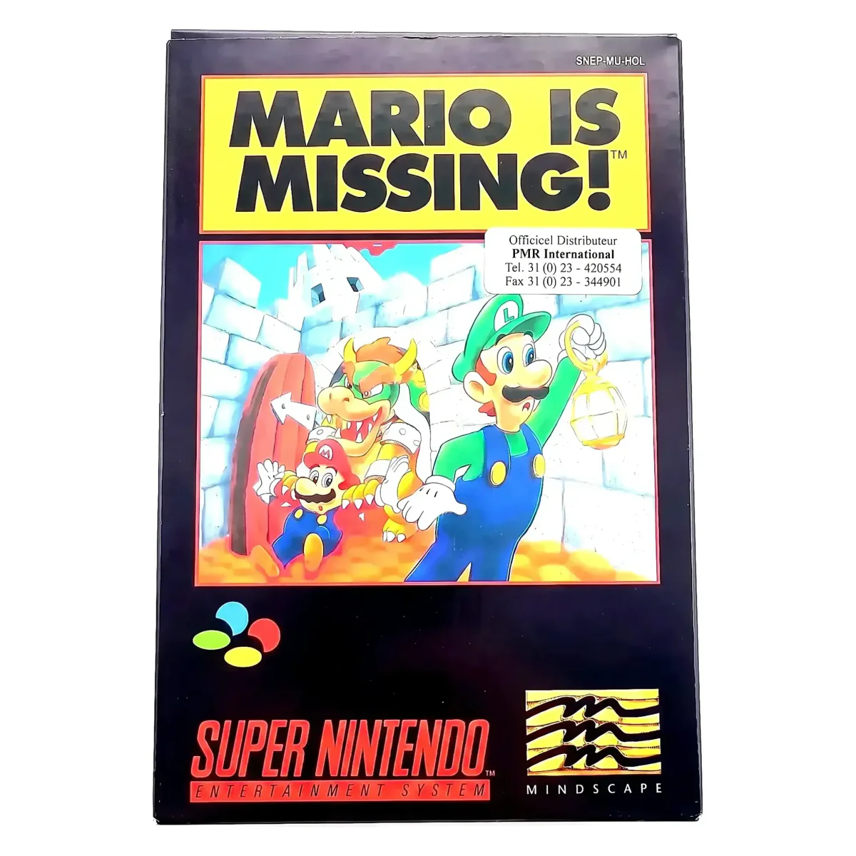 Mario Is Missing! — originálny návod (Super Nintendo) — S návodom
