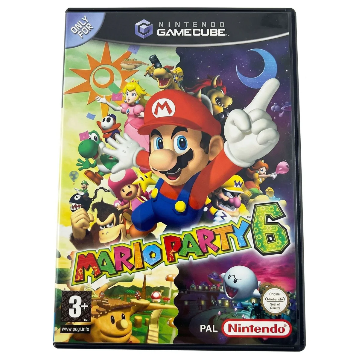 Mario Party 6 GameCube Voorkant — Game in doos