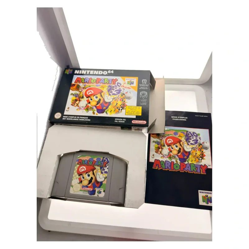Mario Party (Nintendo 64) Game in doos met handleiding — Goed — origineel kopen bij Gameshop Enter