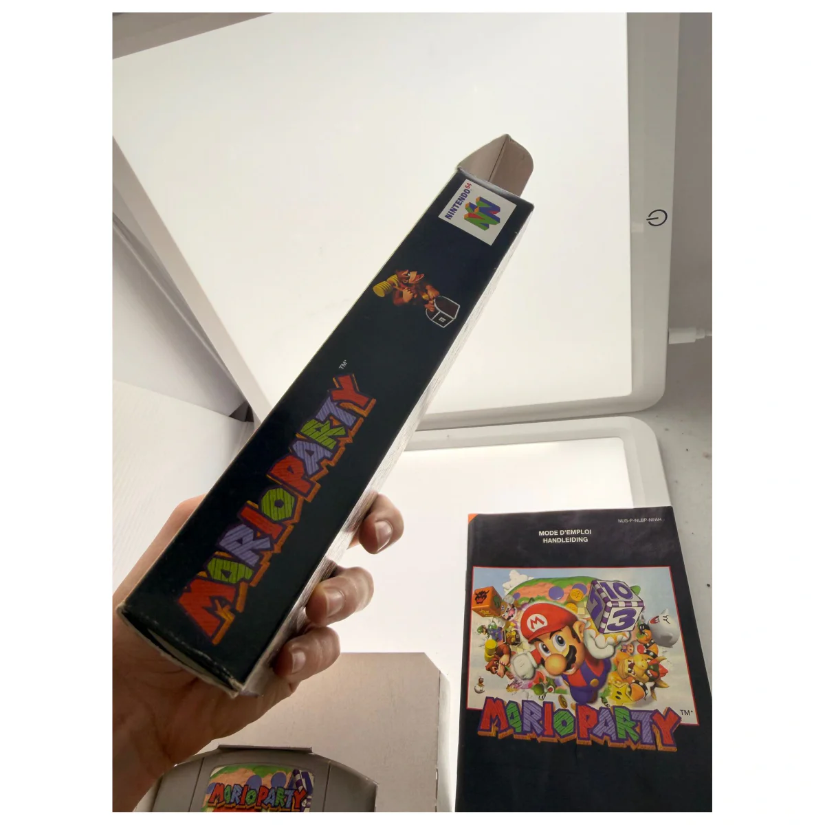 Mario Party Nintendo 64 Binnenkant — Game in doos met handleiding