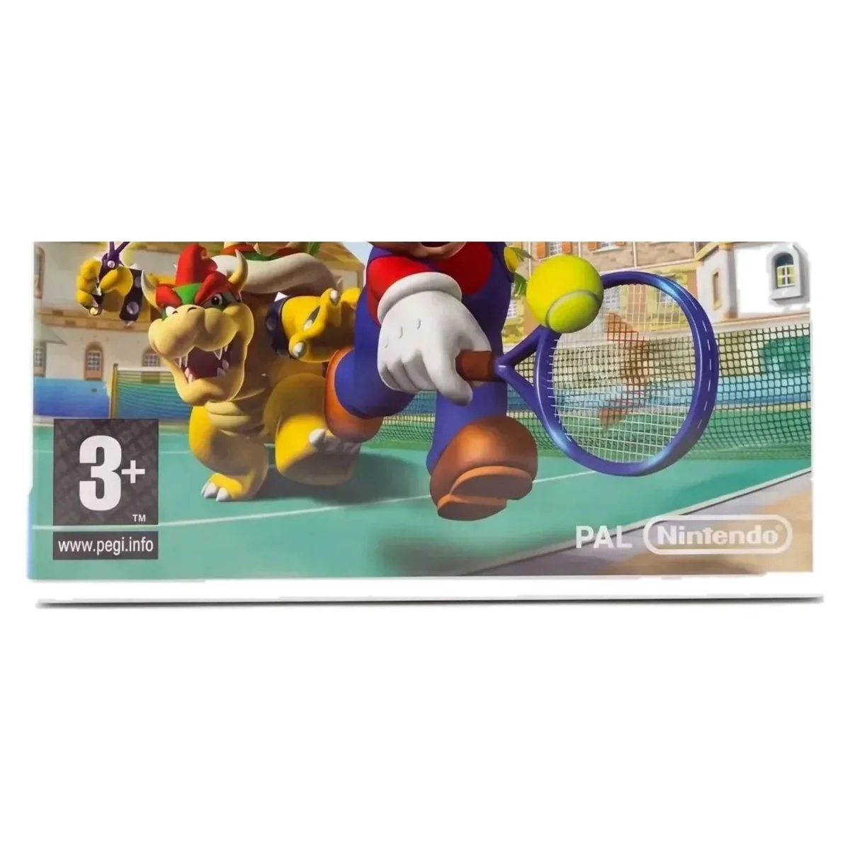 Mario Power Tennis Wii Binnenkant — Game in doos